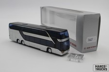 AWM Setra S 431 DT carrozza turismo argento "Setra" 76627 1:87/AWN90
