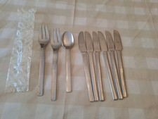 ALITALIA 6 COLTELLI ACCIAIO INOX PINTI CALEGARO PRIMA CLASSE ANNI 70 