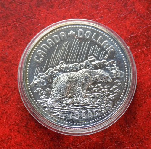 Canada dollaro 1980 argento - canada,