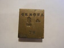 peso monetale Genova 96 lire