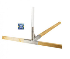 Impianto beach volley tennis city SCHIAVI SPORT alluminio legno qualità rete