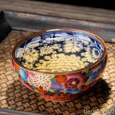Tazza da tè smaltata oro