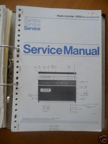 Service manual philips 8332 - philips,