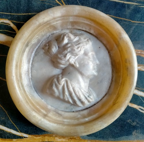 Tondo medaglione scultura - medaglione,