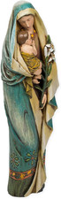12.5" Madonna and Child Statue