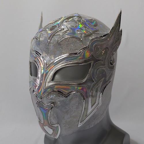 Maschera wrestling argento - maschera,