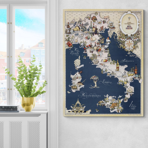 Mappa enogastronomica - mappa,