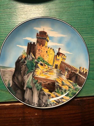 Piatto ceramica vintage - piatto, in