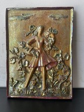 Enameled Terracotta Bas-Relief