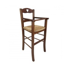 Seggiolone bimbo legno noce - bimbo,