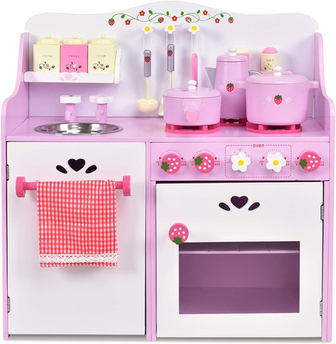 Playset cucina bambini rosa - playset,