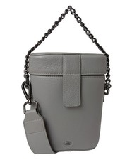 VA MILANO Borsetta mini Donna Borsa grigio chiaro-nero stile casual