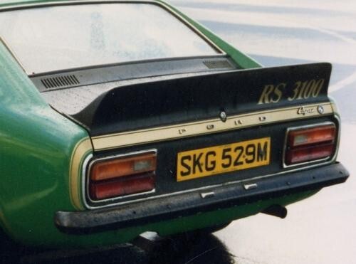 Spoiler posteriore ford capri - posteriore,