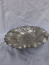 CENTROTAVOLA TONDO VINTAGE ARGENTATO SVUOTATASCHE D 27