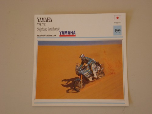 Scheda moto yamaha yze 750 - -,