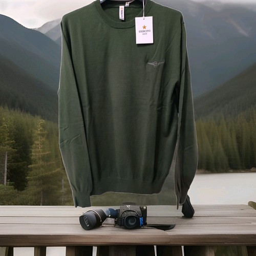 Maglione uomo verde esercito - uomo,