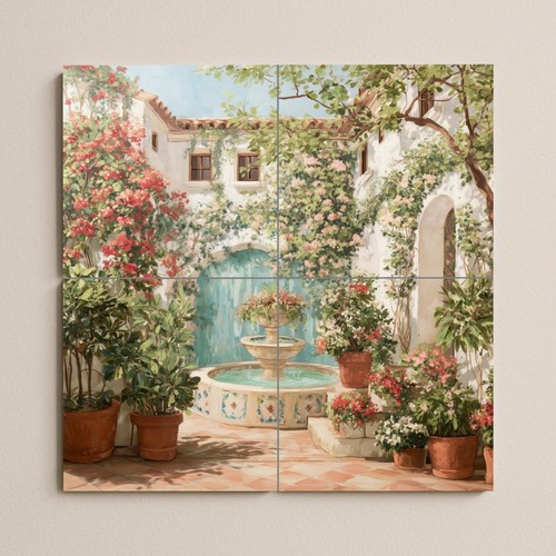 Piastrella ceramica cortile