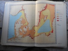 1942 rara MARINA DA GUERRA ATLANTE condizioni ghiaccio Mar Baltico territorio Mare del Nord (31 carte)