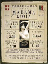 Targa tabella insegna in