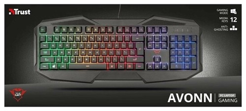 Tastiera gaming trust avonn - tastiera,