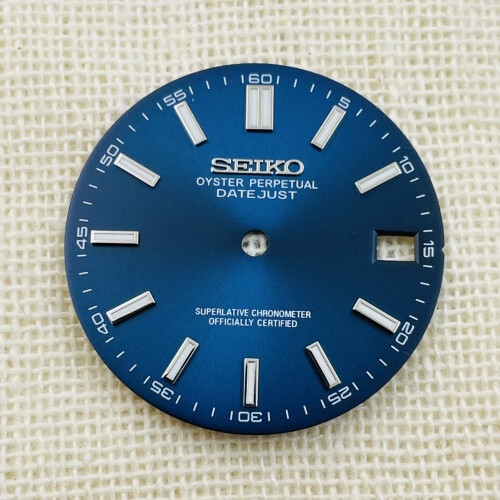 Quadrante orologio blu nuovo