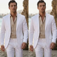 Abito uomo bianco formale