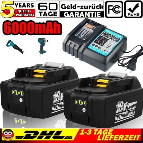 Batteria 18v 6ah - 18v, per