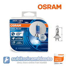 COPPIA LAMPADE OSRAM H7 COOL BLUE BOOST 5000K 12V 80W 62210 CBB HCB