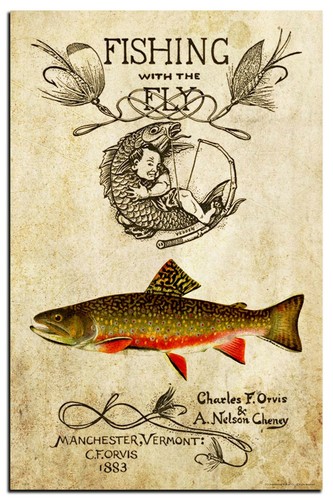 Esche pesca mosca vintage - esche,