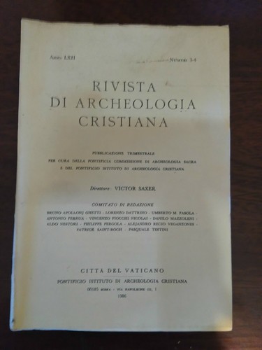 Rivista archeologia - di,