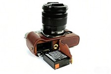 Custodia in pelle per Fujifilm