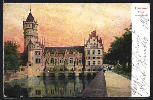 Cartolina hannover arte - cartolina, hannover,
