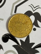 1 moneta 50 centesimi euro Italia 2002 rara buone condizioni