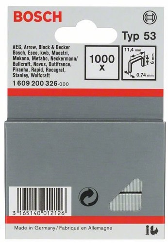 Graffe filo fine bosch - bosch, tipo