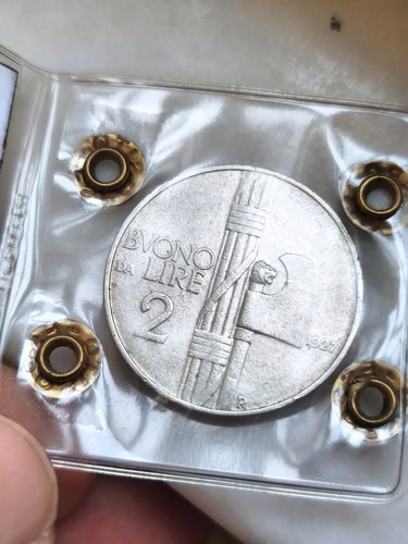Moneta buono lire 1927 qspl - buono,