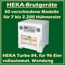 HEKA Turbo 84 - Incubatrice di