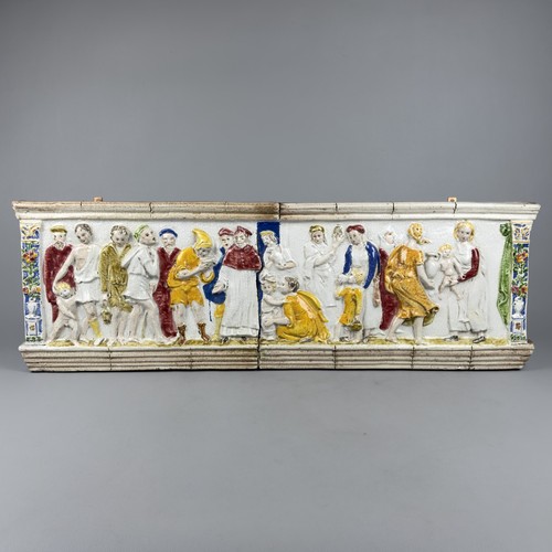 Antico fregio maiolica grande - maiolica,