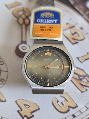 Reloj vintage orient - reloj, crystal