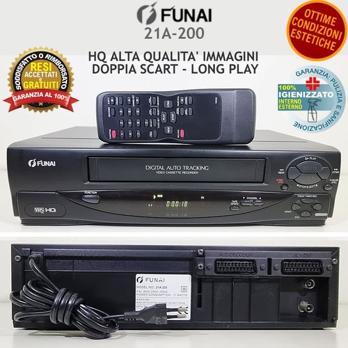 Videoregistratore vhs funai - vhs,