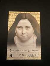 SANTINO HOLYCARD RELIQUIA RELIC RELIQUIAS SANTA TERESA DI GESÙ BAMBINO