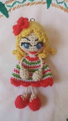 Portachiavi biondahandmade - portachiavi,