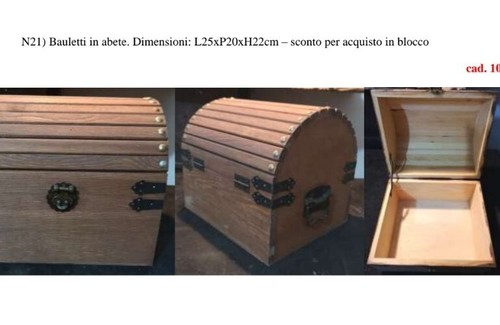 Bauletti legno di abete - bauletti,