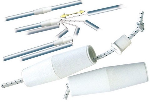 Giunto manicotto con - manicotto,