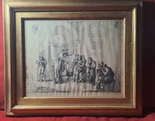 Quadro antico china carta - china, su