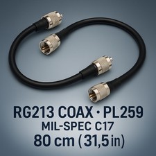 2 Pz Cavo RG213U 80cm. con