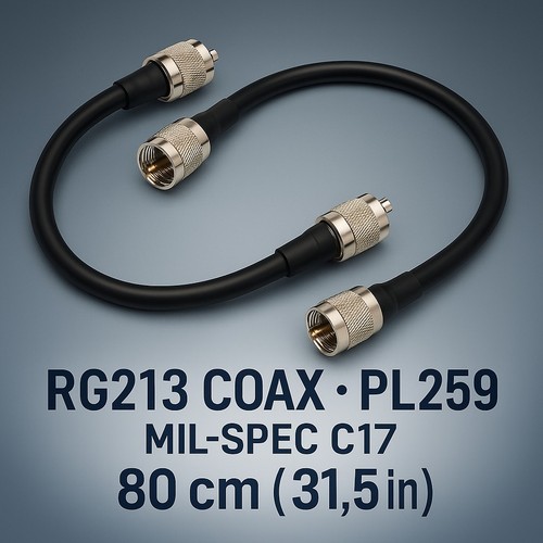 Cavo rg213u 80cm - pz,