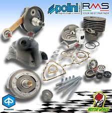 KIT MODIFICA CILINDRO 130 POLINI ALBERO MOTORE CAMPANA CUFFIA APE 50 VESPA 50