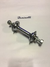 Mozzo anteriore acciaio 36 fori Bianchi corsivo