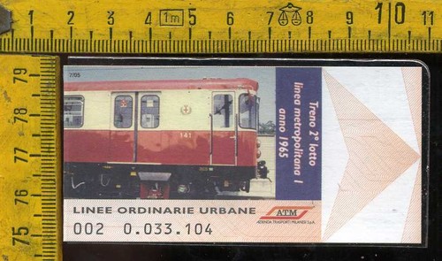 Biglietto atm tram - biglietto, milano