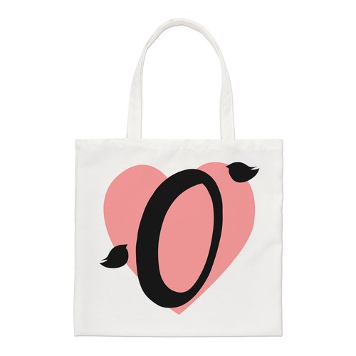 Lettera cuore alfabeto - o,